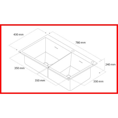 {CHÍNH HÃNG} Chậu rửa 2 hố cân phụ kiện đi kèm chât liệu Inox 304 cao cấp mã GC.A7843 thương hiệu GERARI