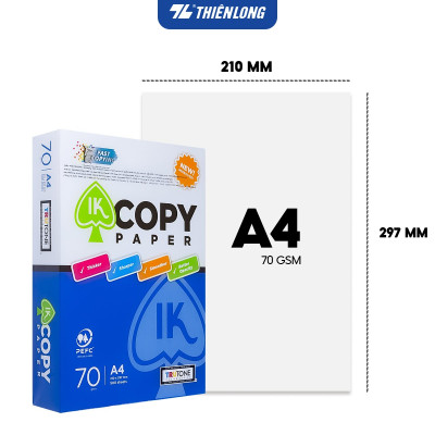 Combo 10 Ream Giấy Flexoffice A4 70 gsm - IK COPY PP-02 (500 TỜ/REAM) Tiện lợi hơn