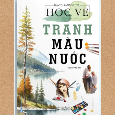 Sách - Combo 2 Quyển Vẽ Màu Nước Cho Người Mới Bắt Đầu (Tái Bản) + Học Vẽ Tranh Màu Nước  ( vl)