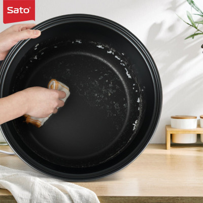 Nồi cơm điện công nghiệp SATO 160C011/Q16 (V) 16 Lít (Quà tặng: 1 Ấm siêu tốc SATO 1.8L) - Miễn phí vận chuyển toàn quốc -  Hàng Chính Hãng