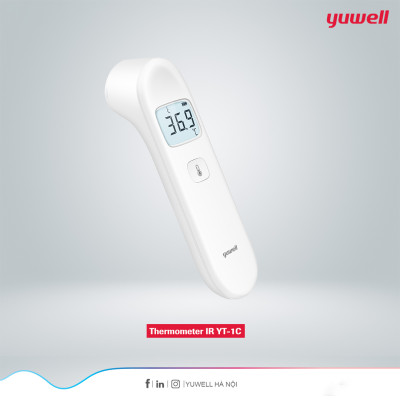 Nhiệt kế điện tử hồng ngoại không tiếp xúc Yuwell YT-1C - [Nhập khẩu chính hãng - Bảo hành 24 tháng]