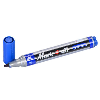 Bút Lông Dầu Mark-4-All Đầu Vuông - Stabilo MK653-BU - Màu Xanh