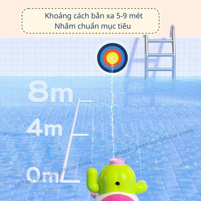 Đồ chơi nhà tắm phun nước cho bé Mideer Pulling Type Water Gun cho bé 1 2 3 tuổi