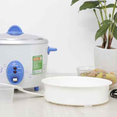 Nồi cơm nắp rời Sharp 1.8 lít KSH-D19V , Công suất 700W - Giao màu ngẫu nhiên - Hàng chính hãng