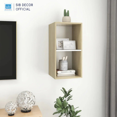 Kệ Gỗ 2 Ngăn Treo Tường Trang Trí SIB Decor KT521