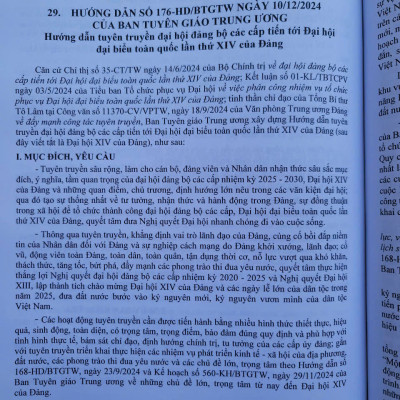 Sách Quy Định Thi Hành Điều Lệ Đảng năm 2025 - V2536D