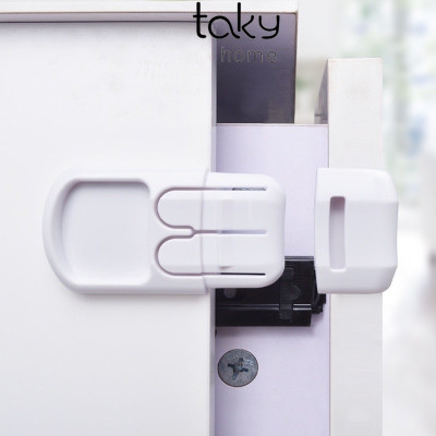 Chốt Khóa Tủ Kéo Sử Dụng Miếng Dán 3M, Chốt Khóa Bảo Vệ An Toàn Cho Bé - Khóa Chốt An Toàn Tủ, Tiện Dụng Trong Gia Đình. TakyHome 3109