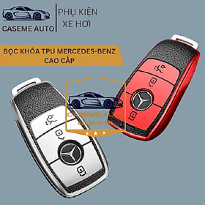 Ốp, bọc bảo vệ chìa khóa cho xe Mercedes-Benz GLC-Class 2020-2021, E-Class 2020-2021, C-Class 2020-2021