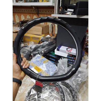 Bọc vô lăng ô tô Hyundai Elantra Lót CaoSu Non Cao Cấp Chống Trượt Tay