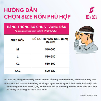 Mũ bảo hiểm có kính NÓN SƠN chính hãng CKT-XH520