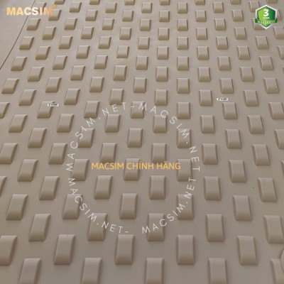 Thảm lót sàn ô tô nhựa TPE Silicon Mercedes C Series W204 2007-2014 Beige Nhãn hiệu Macsim