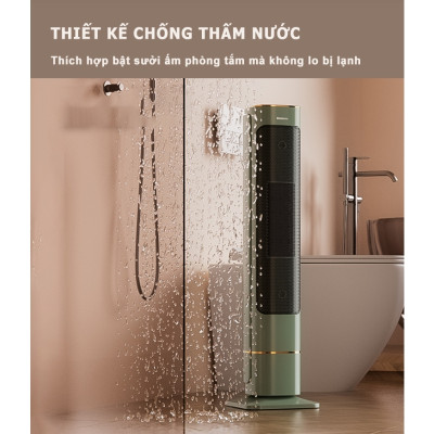 Quạt sưởi gốm cây đứng Sothing Changhong CÔNG SUẤT LỚN 2000W, máy sưởi cây sưởi gốm PTC Ceramic không khô da - Hàng nhập khẩu