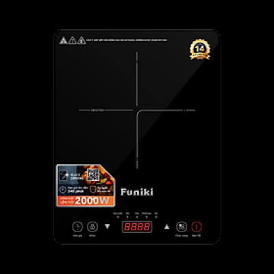 Bếp từ đơn Funiki HSD8138 - Công suất 2000W - Tặng kèm nồi - Bảo hành 14 tháng - Hàng chính hãng