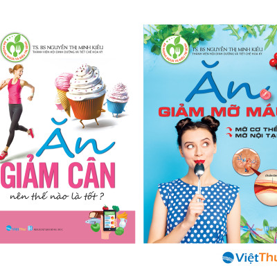 Sách - Trọn Bộ Combo Chế Độ Ăn Giảm Cân , Giảm Mỡ Máu Thế Nào Là Tốt - TS-BS Nguyễn Thị Minh Kiều