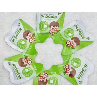 Hộp 30 Gạc Dr Papie 1+ cho bé trên 1 tuổi làm sạch nướu chống sâu răng - hàng chính hãng