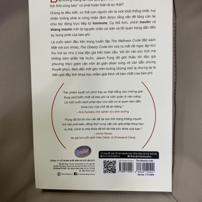 Giải Mã Bí Mật Giảm Cân - The Obesity Code - Jason Fung - Hồ Thu Phương dịch - Tái bản - (bìa mềm)