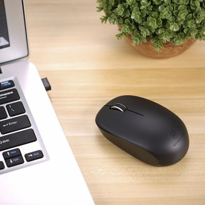 Chuột Không Dây MicroPack SPEEDY LITE MP-716W Hình Dáng Đối Xứng Thích Hợp Cho Người Thuận Tay Phải Hoặc Tay Trái Hàng Chính Hãng