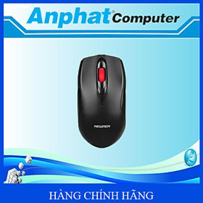 Chuột máy tính có dây Newmen M266 (Black-Red Scroll) - Hàng chính hãng