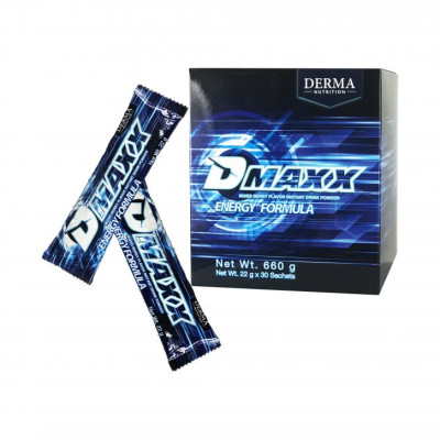 DMAXX thức uống bổ sung vitamin năng lượng có đường DAMODE 20 gói dùng thử màu xanh
