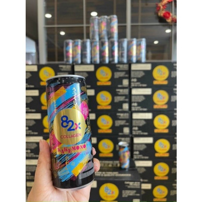 82X Nước uống giải khát đẹp da Kakemono 245ml/lon ( Pack 6).
