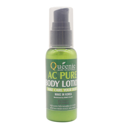 Sữa dưỡng thể Queenie trải nghiệm dưỡng da mịn màng, căng bóng 50ml - Mỹ Phẩm Hàn Quốc