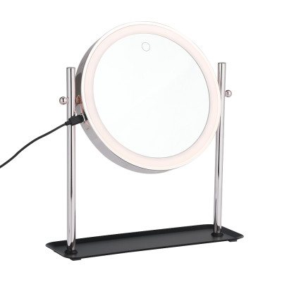 Gương Để Bàn Sắt FREYA Màu Rose Gold|Index Living Mall| Nội Thất Thái Lan