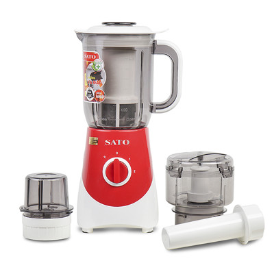 Máy xay sinh tố đa năng SATO MX3306A - Máy xay gồm 03 cối: Cối xay sinh tố, cối xay thịt & cối nhỏ. Thân máy sử dụng nhựa ABS, độ bền cao, chịu lực tốt - Miễn phí vận chuyển toàn quốc - Hàng chính hãng