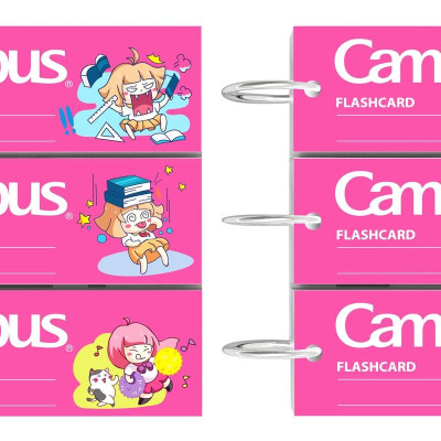 Flashcard Emoji Girl - Size L - FCL-EMJ85 - G (Sản Phẩm Mẫu Màu Giao Ngẫu Nhiên)