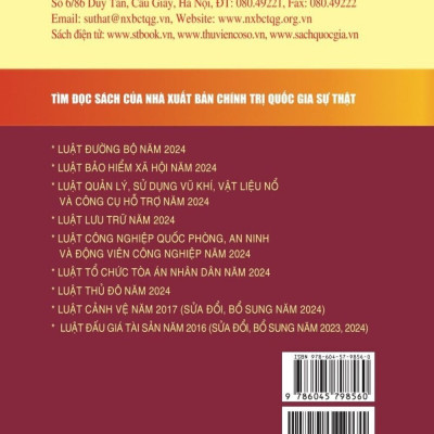 Luật trật tự, an toàn giao thông đường bộ năm 2024 - bản in 2024