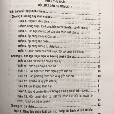 Sách Bộ Luật Dân Sự Năm 2015 Và Các Văn Bản Hướng Dẫn Thi Hành Mới Nhất Năm 2021