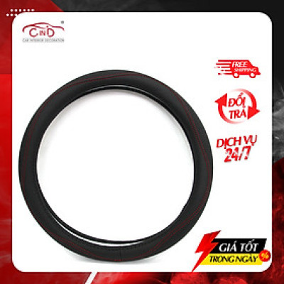 Bọc Vô Lăng CIND 5003 Size M Màu Đen Chỉ Đỏ