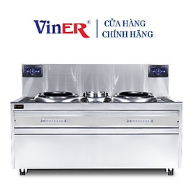 [CỬA HÀNG CHÍNH HÃNG] Bếp từ công nghiệp đôi 8KWx2 mặt lõm Viner