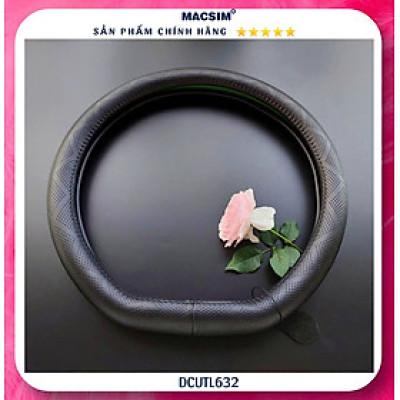Bọc vô lăng cao cấp Macsim mã DCUT L632 chất liệu da thật - Khâu tay 100%
