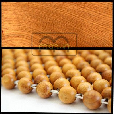 Chiếu hạt gỗ Pơ Mu hạt 1,8cm - Chiếu gỗ Mian.vn ( video , hình thật )