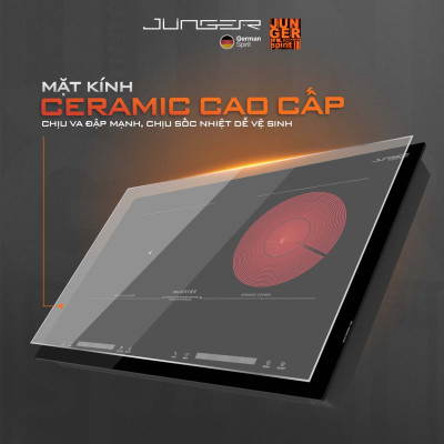 Bếp đôi điện từ hồng ngoại Junger MTD-71 | Công suất 3100W - INVENTER | Bảo hành 36 tháng hàng chính hãng