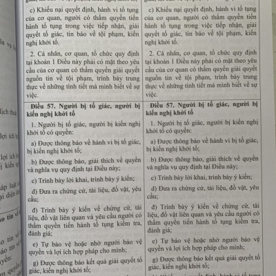 So Sánh – Đối Chiếu Bộ Luật Tố Tụng Hình Sự Năm 2015 (Sửa Đổi, Bổ Sung Năm 2021) Và Các Biểu Mẫu Trong Bộ Luật Tố Tụng Hình Sự 