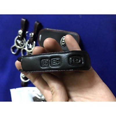 Bao Da Chìa Khóa Dành Cho Xe KIA Cerato 2020 Da Thật (Logo 3D)