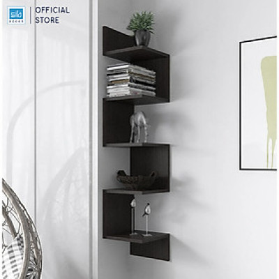 Kệ Gỗ Treo Góc Tường 5 Tầng Đa Năng Thương Hiệu KT411
