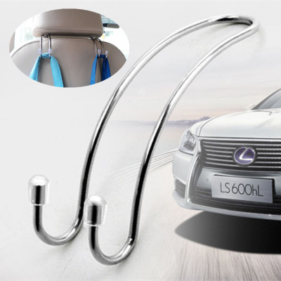 Bộ 2 móc treo đồ INOX sau ghế xe hơi ô tô