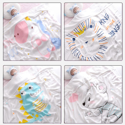 Chăn (mền) đũi cho bé từ sơ sinh đến tiểu học chất liệu sợi tre thiên nhiên và sợi Cotton, loại siêu mềm mịn, KT: 110x110cm, Bamboo Home - hàng chính hãng BBH05