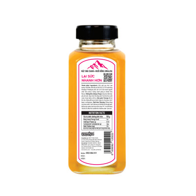 Mật ong Chanh muối hồng Himalaya - Honimore 360g - tiện lợi, tăng đề kháng