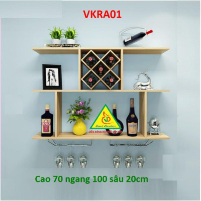 Kệ  trang trí treo tường VKRA01 - Nội thất lắp ráp