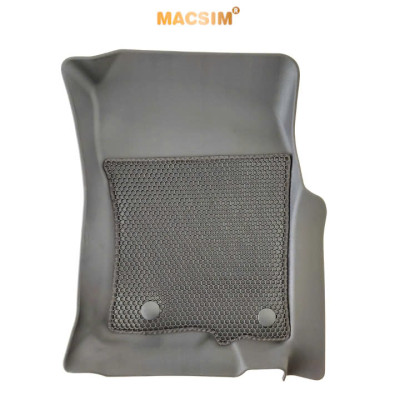 Thảm 2 lớp (sd3) dạng lưới lục giác cho Toyota Prado 2010-2023 bề mặt cao su siêu sạch nhãn hiệu Macsim