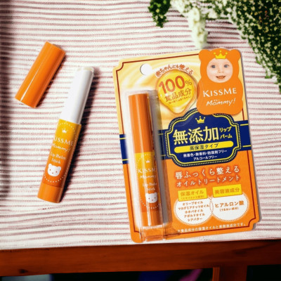 Son Dưỡng Môi Chống Nứt Nẻ Dành Cho Bé Từ 06 Tháng Tuổi Và Da Nhạy Cảm Kissme Mommy Lips (2.5 G)