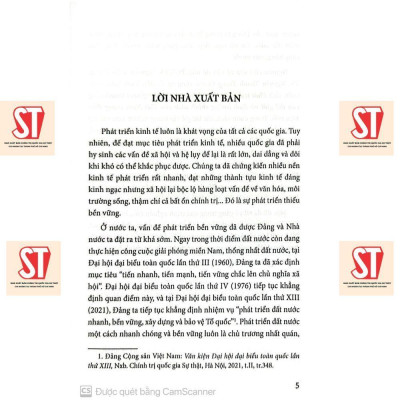 Sách - Phát Triển Nhanh Và Bền Vững - Kinh Nghiệm Thành Công Của Thế Giới Và Định Hướng Chính Sách Của Việt Nam - NXB Chính Trị Quốc Gia