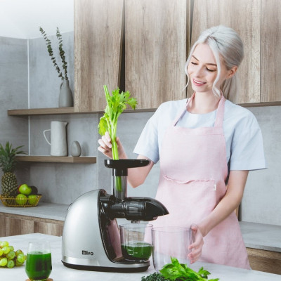 Máy Ép Hoa Quả Olivo SJ22 - Máy Ép Trục Ngang Cao Cấp - Công Suất 150W - Thương Hiệu Mỹ - Hàng Chính Hãng