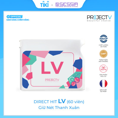 [TẶNG 5 TÚI PV ZIP] Thực Phẩm Sức Khoẻ LV+ENT | V Alphabet - Làn da rạng rỡ & Xương khớp khoẻ mạnh - PROJECT V - Xuất xứ Pháp, Hàng Chính Hãng