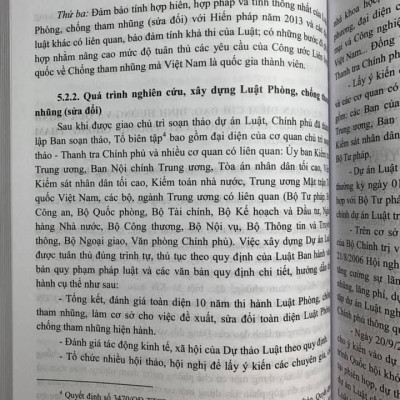 Pháp Luật về phòng, chống tham nhũng và xử lý các hành vi phạm tội