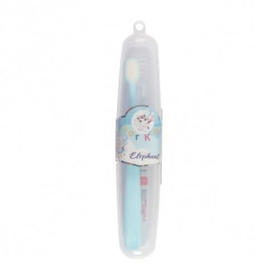 Bàn chải đánh răng đế hít Sachi lông tơ siêu mềm cho bé từ 1 tuổi