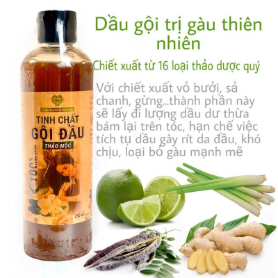 Combo Dầu Gội Thảo Mộc MẸ KEN 250ml & Tinh Dầu Bưởi Nguyên Chất MẸ KEN 100ml kích thích mọc tóc, ngăn ngừa gãy rụng, giảm nấm ngứa - Tặng kèm 1 khăn tắm